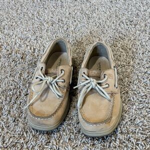 Sperry Beige Boat Shoes